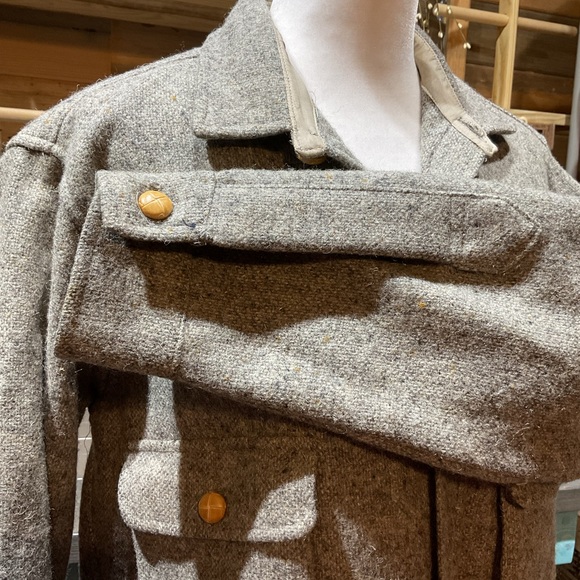 Vintage 100% welsh virgin wool jacket/shirt - Picture 5 of 7